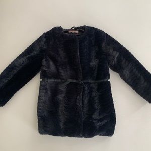 Girls billieblush faux fur jacket [size 4]